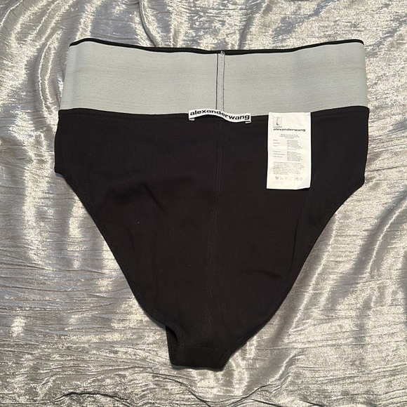 Black and white  Alexander Wang 2 piece set Bralette and Brief - Picture 7 of 7